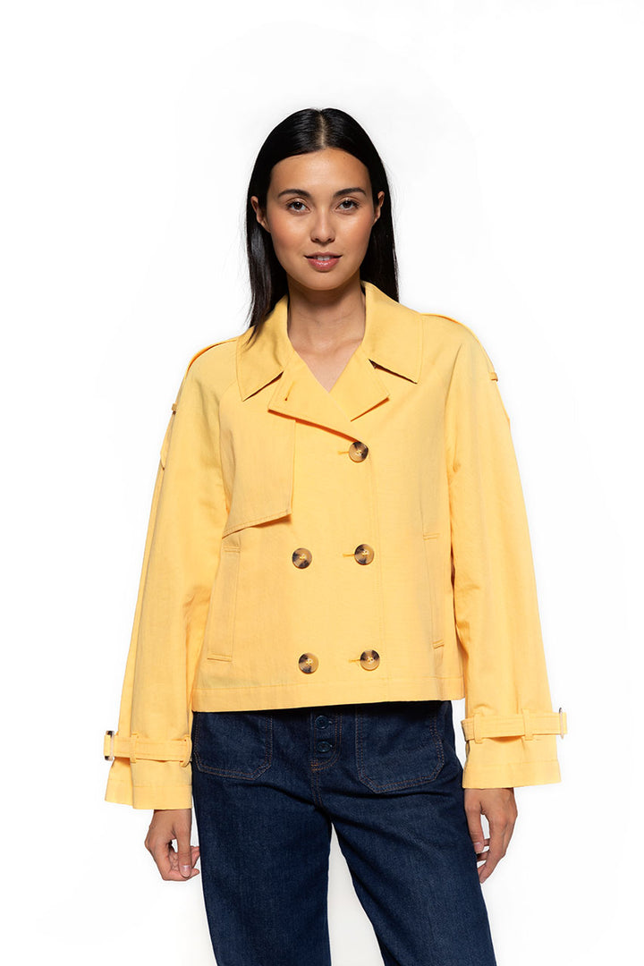 Trench jaune online
